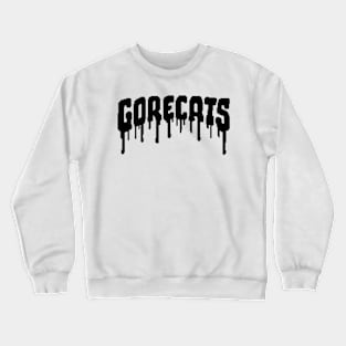 Gorecats logo black Crewneck Sweatshirt